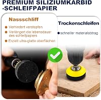GOH DODD 186 darabos csiszolókorong szett 50mm, 60-10000 szemcseméret, száraz-nedves csiszoláshoz 5