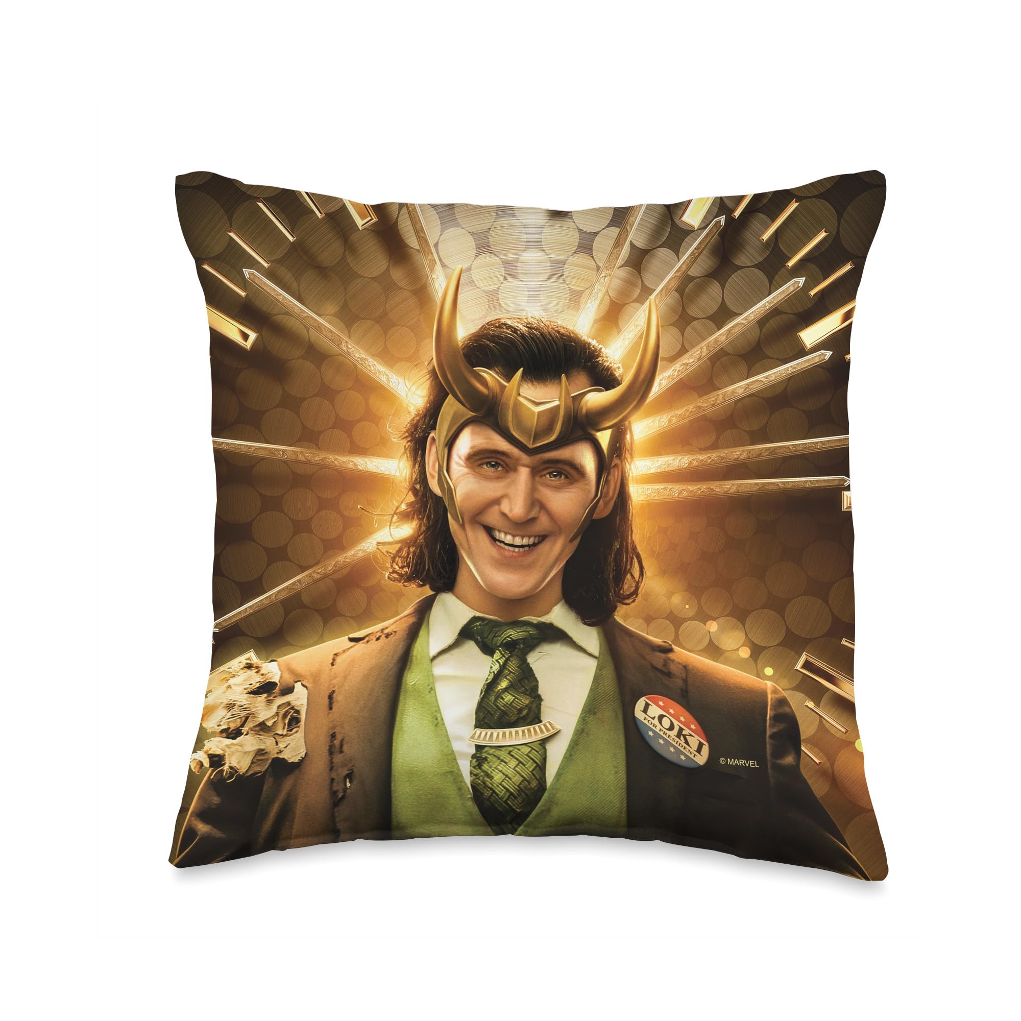 Coussin Marvel President Loki oreiller confortable contre la déco de salon fade