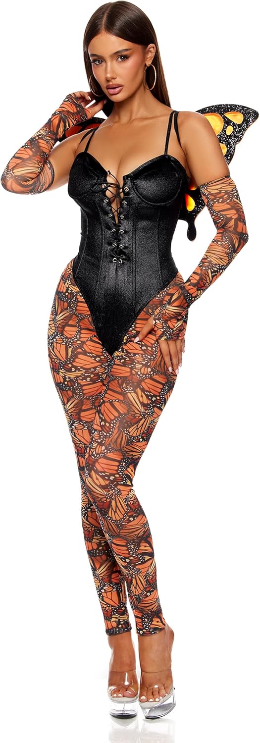 Forplay Women's Metamorphosis 4-piece Women's Butterfly Costume