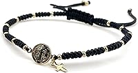 Vista 10 de St Benedict Medal Adjustable Red String Pulsera San Benito