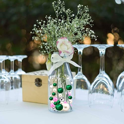 Miniatura 5 de 100 Piezas de Perlas Flotantes Sin Agujero para Jarrones y 500 PIEZAS para Flotar, Cuentas Flotantes para Centro de Mesa, Decoración del Hogar, Mesa