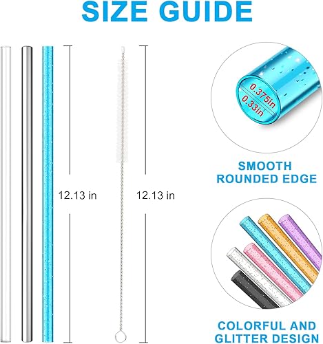 Miniatura 2 de Pajitas de repuesto para vaso Stanley de 40 onzas, 30 onzas, 20 onzas, 14 onzas, popotes transparentes reutilizables compatibles con Stanley