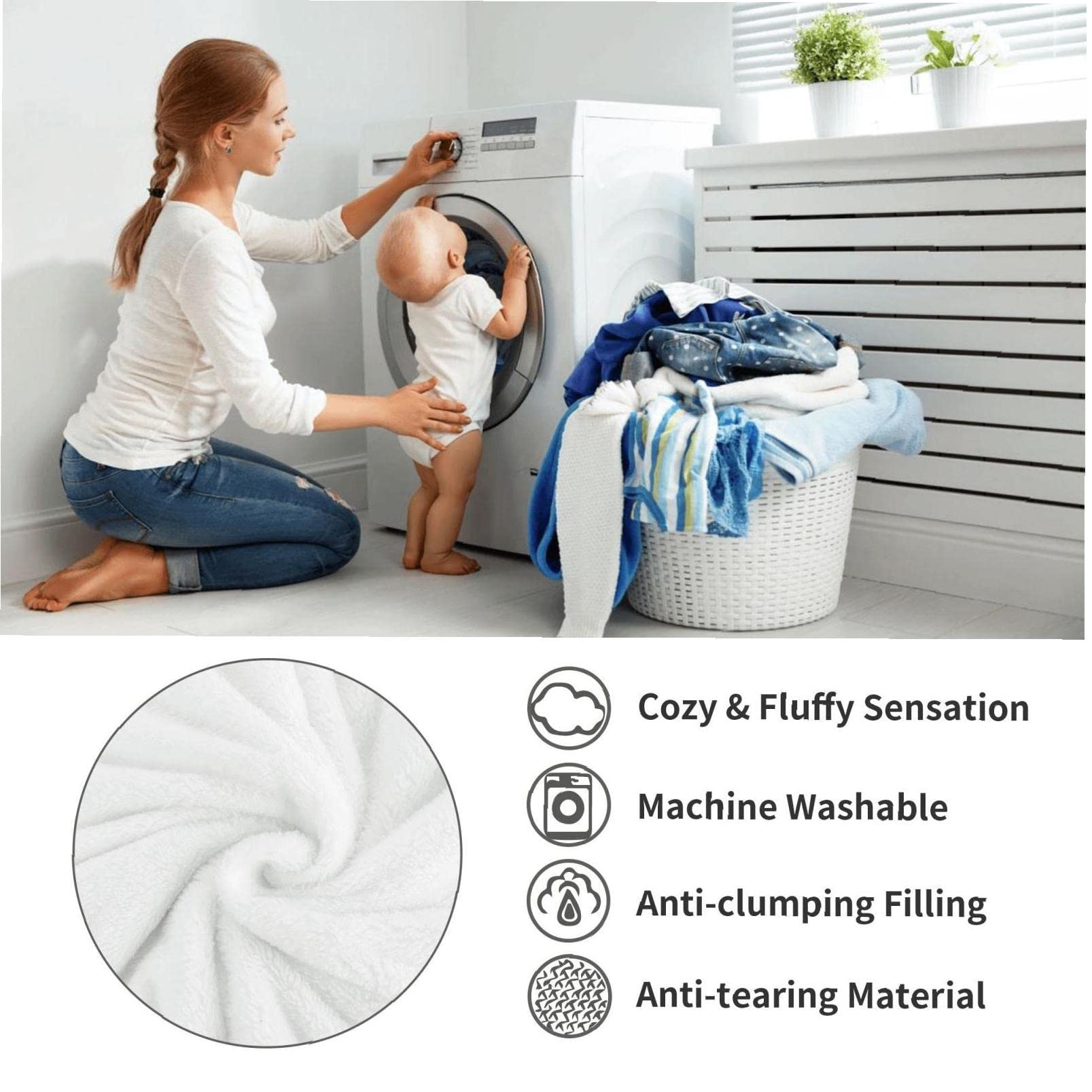 Manta de forro polar de franela personalizada con texto fotográfico para familia, Navidad, cumpleaños, boda, manta gruesa y acogedora para sofá, dormitorio, sala de estar, 50 x 40 pulgadas