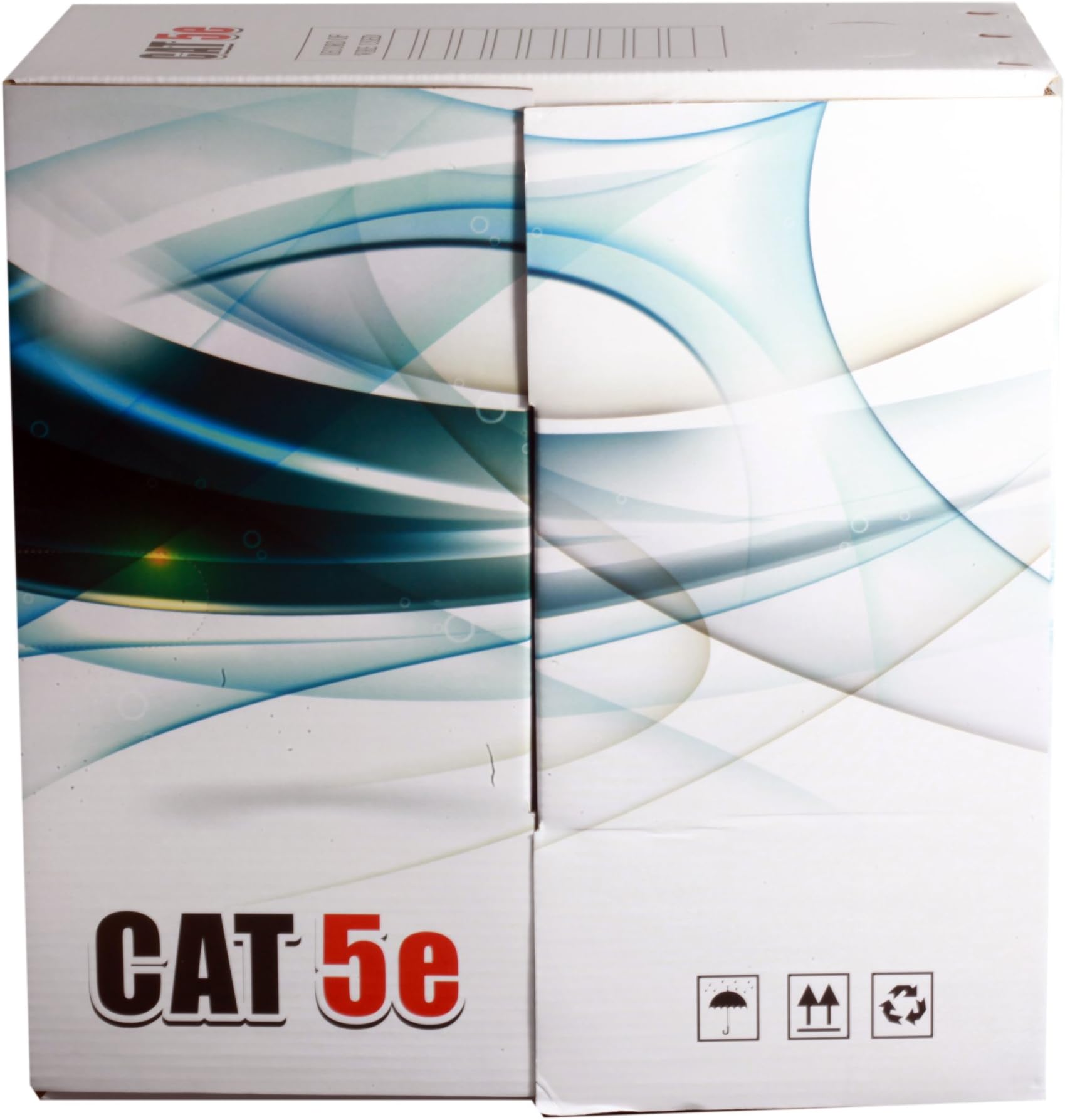 Premium Cat5e Ethernet Network LAN Cable 500ft FTP Bulk Pull Box ( WHITE ) WireShopper
