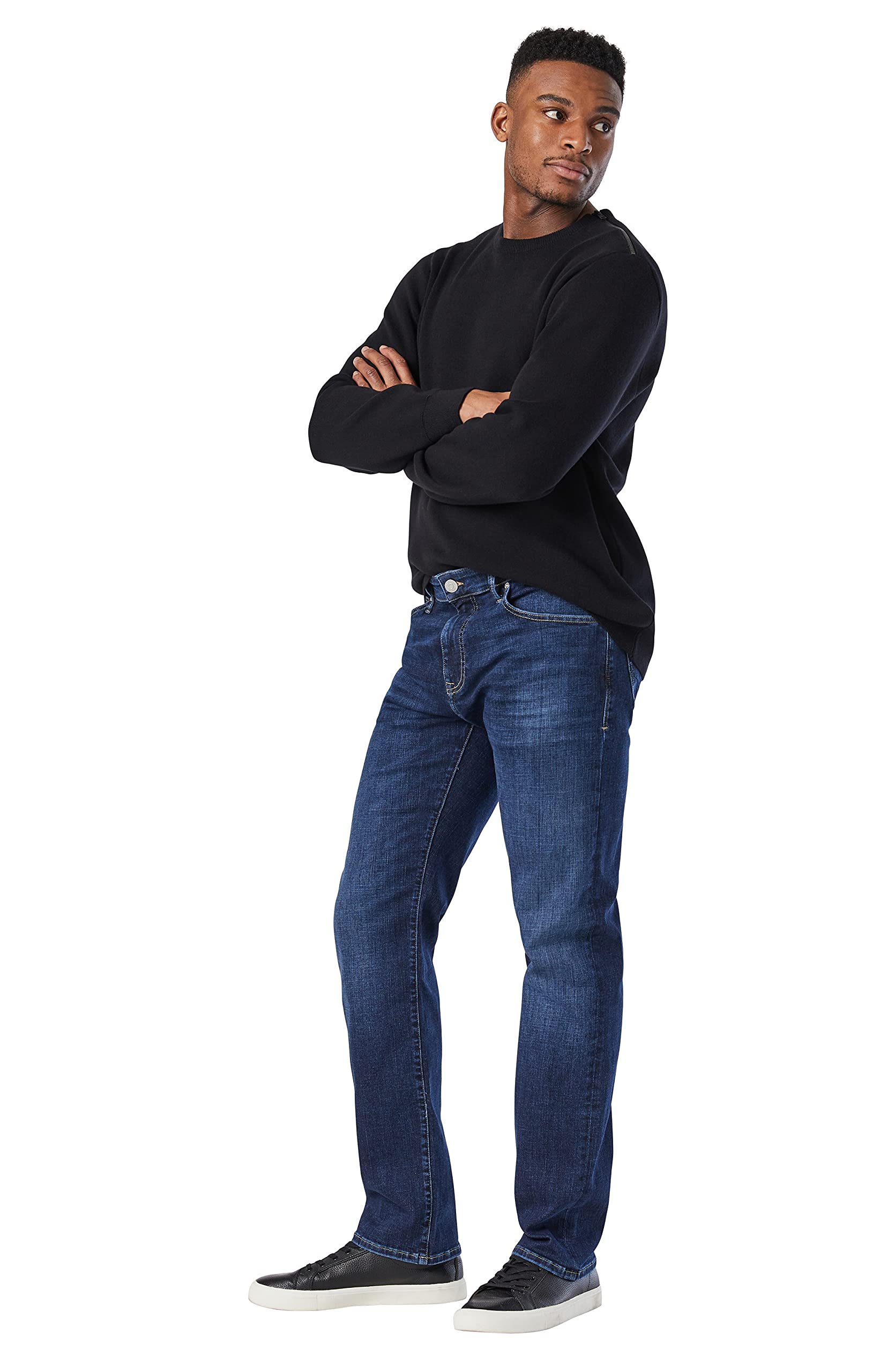Mavi Marcus Feather Blue Slim Straight Jeans