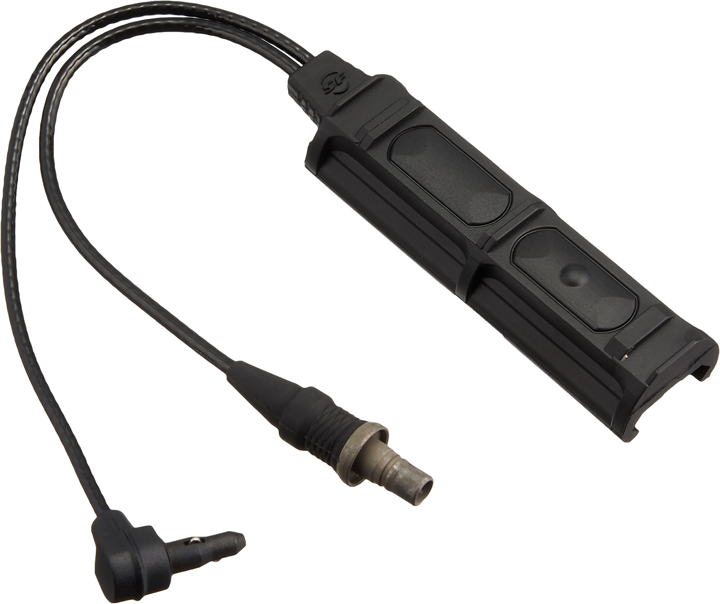 Mil-Spec 7" Remote Activation Dual Switch with Snap-on Switch Platform for Scoutlight Weaponlight + ATPIAL Laser Device, Black