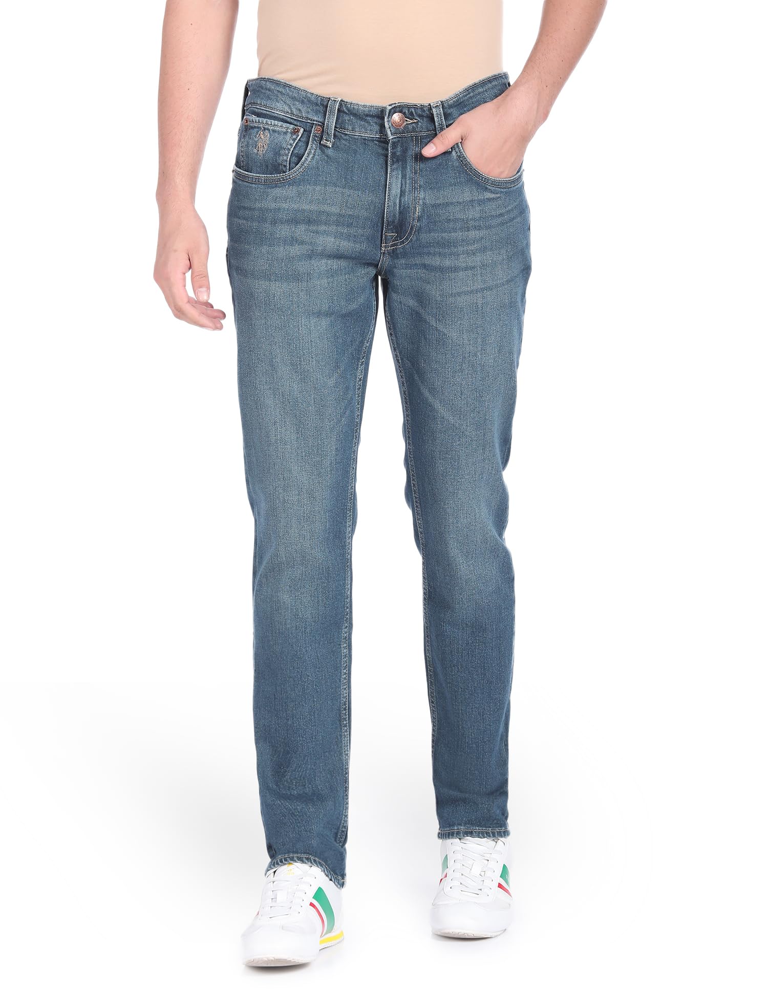 u.s. polo assn. Men Mid Rise Brandon Slim Tapered Fit Jeans-picture-51
