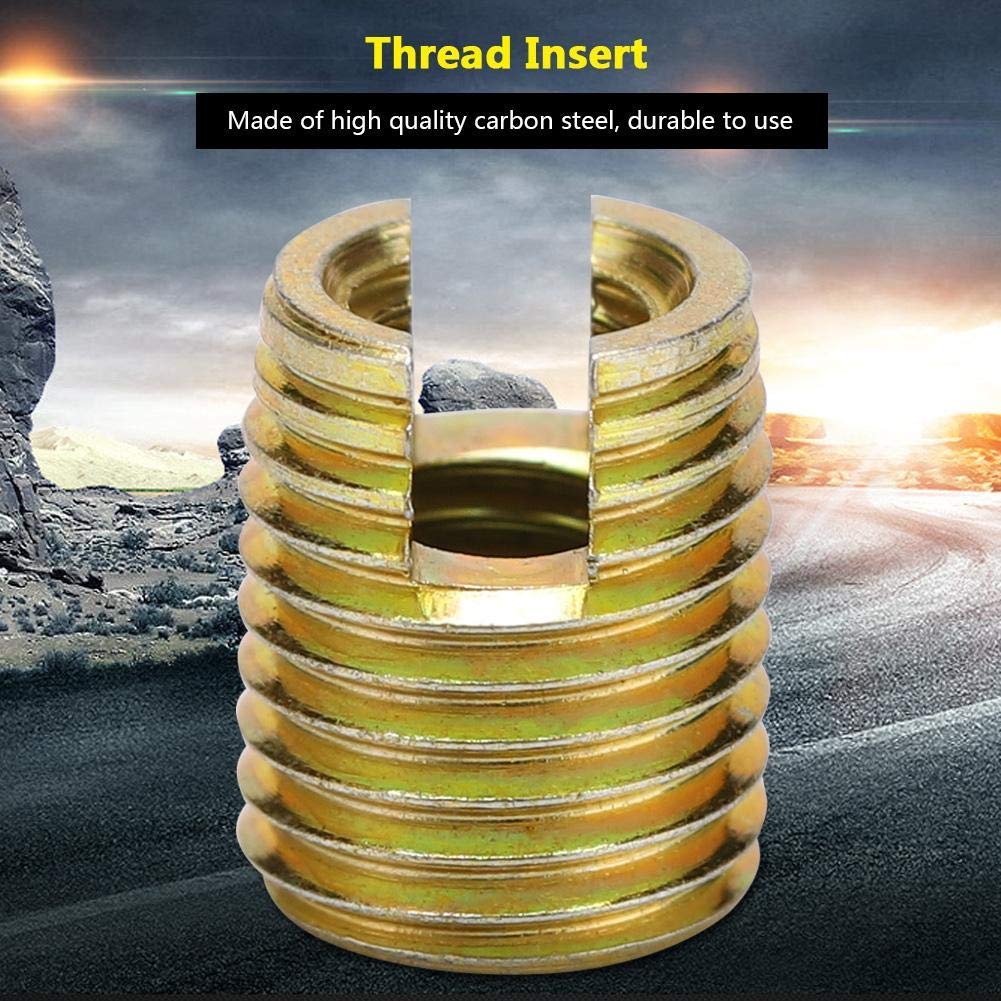 20Pcs 302 Kit di riparazione vite inserto filettato autofilettante in acciaio al carbonio(Inner M6*1.0 Outer M10*1.5)