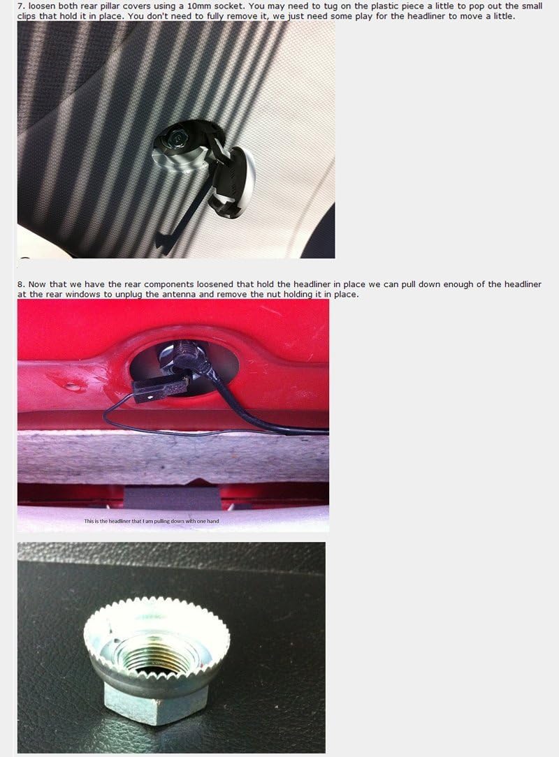 HYUNDAI OEM Genuine 962101M800 (Black) AM/FM Shark Fin Antenna 1-pc For 11 12 13 14 Accent : Solaris Motors with One Ganda Anti Electromagnetic Radiation Sticker