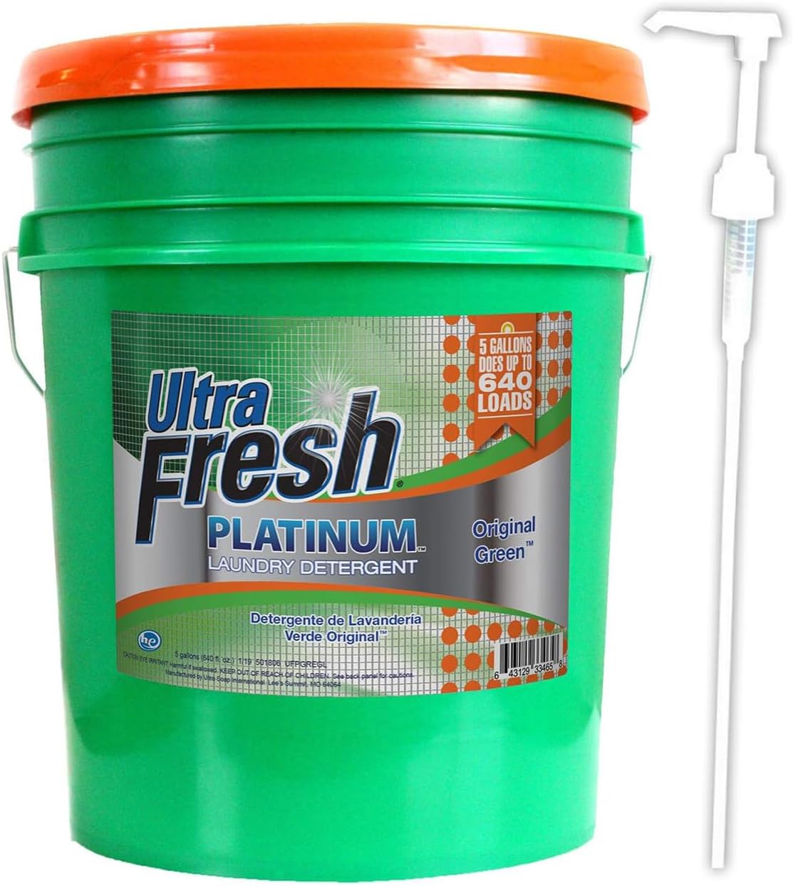 Boardwalk BWK340LP 18 lbs. Pail Low Foam Laundry Detergent