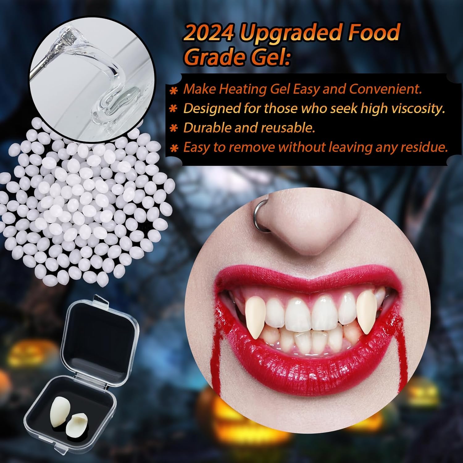 Vampire Teeth Fangs 13MM 15MM 17MM