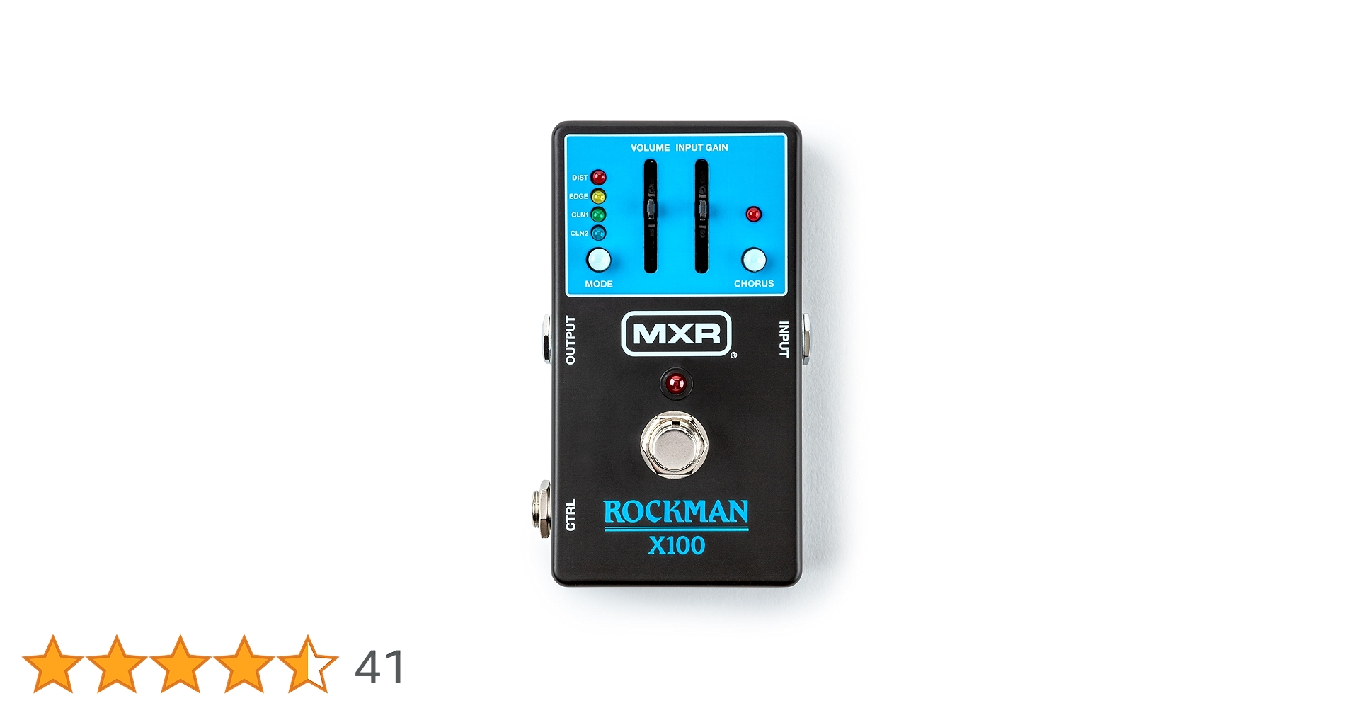 Amazon.co.jp: MXR MX100 ROCKMAN X100 ANALOG TONE PROCESSOR : 楽器