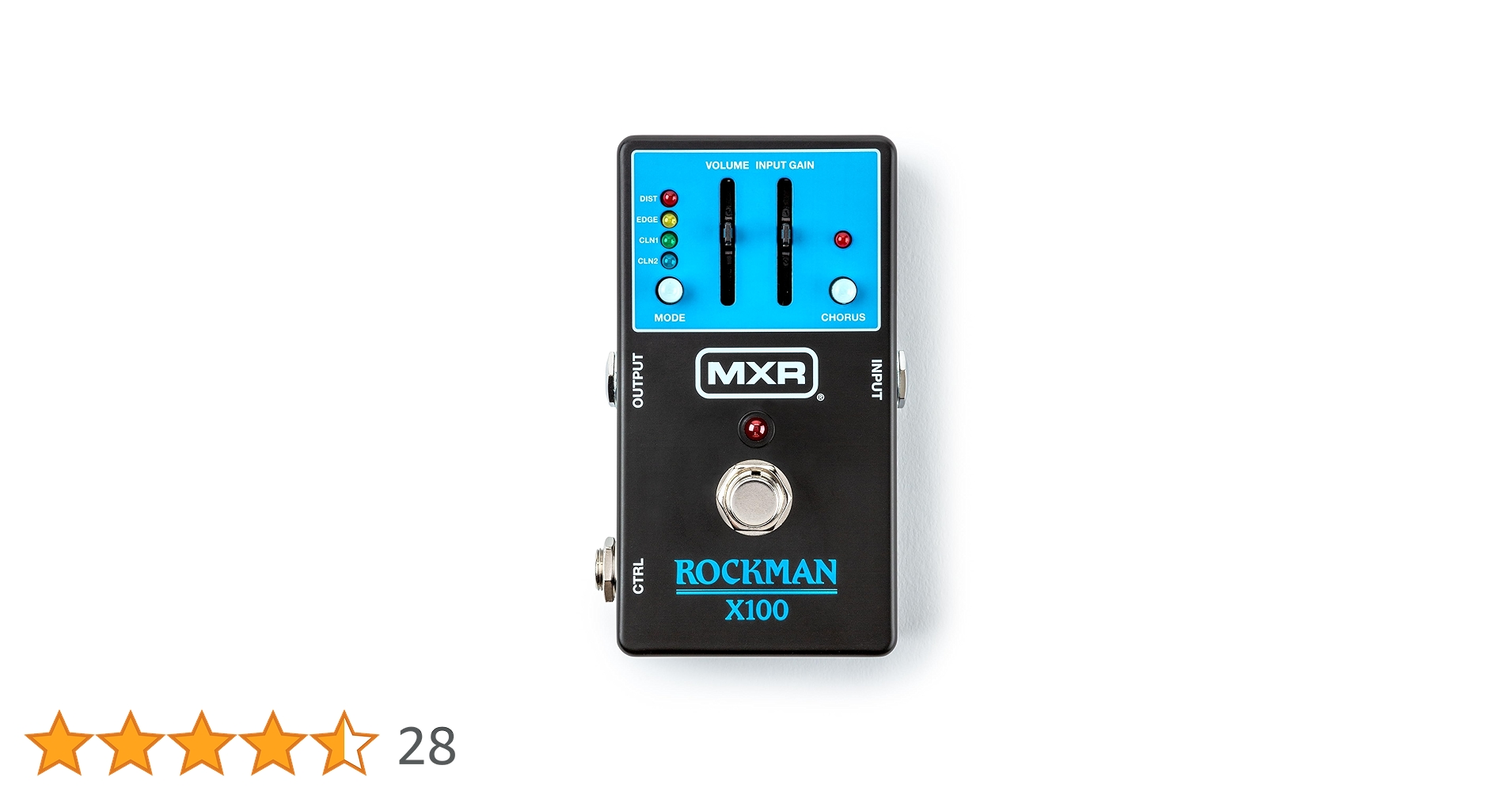Amazon | MXR MX100 ROCKMAN X100 ANALOG TONE PROCESSOR