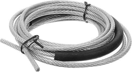 POPETPOP Weighted Steel Cable Skipping Rope Replacement for Speed Training Wear-resistant Tube Fitness Jump Rope for Competitive Workout and Agility