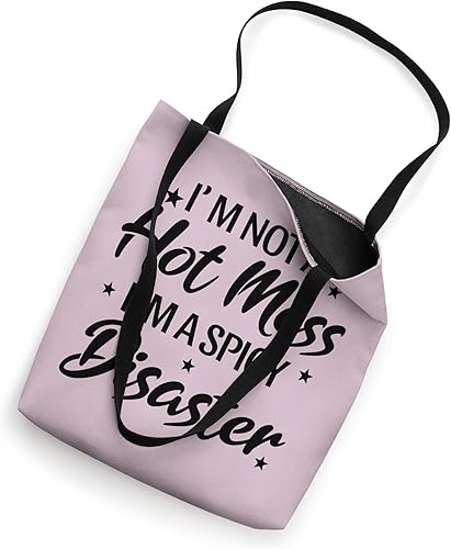 Vista 2 de I'm Not A Hot Mess I'm A Spicy Disaster - Bolsa de mano con sarcástica divertida