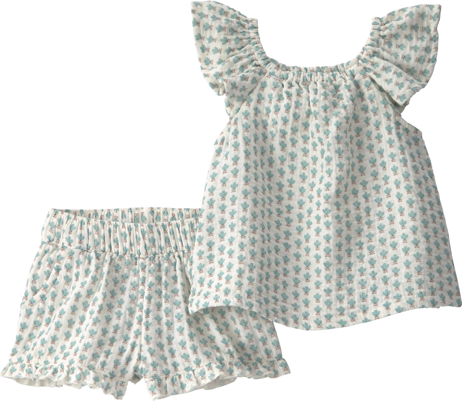 little planet by carter's Baby Girls' 2-piece Shorts Set Made With Organic Cotton
