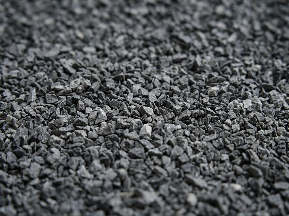 Pflastersplitt 2-5 mm 25 kg – dunkelgrau - anthrazit, gewaschen | Naturstein ideal für Pflasterarbeiten, Terrasse, Hof, Wege & Einfahrten | Splitt aus Bayern | 100% recycelbare Verpackung