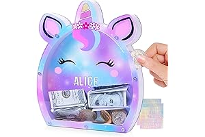 Unicorn Magic Piggy Bank For Girls