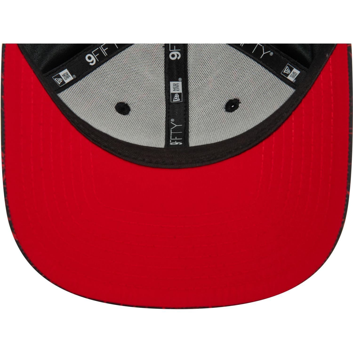 New Era Gorra de béisbol 9Fifty Crinkle AOP Ducati Motor Logo para adulto, color negro