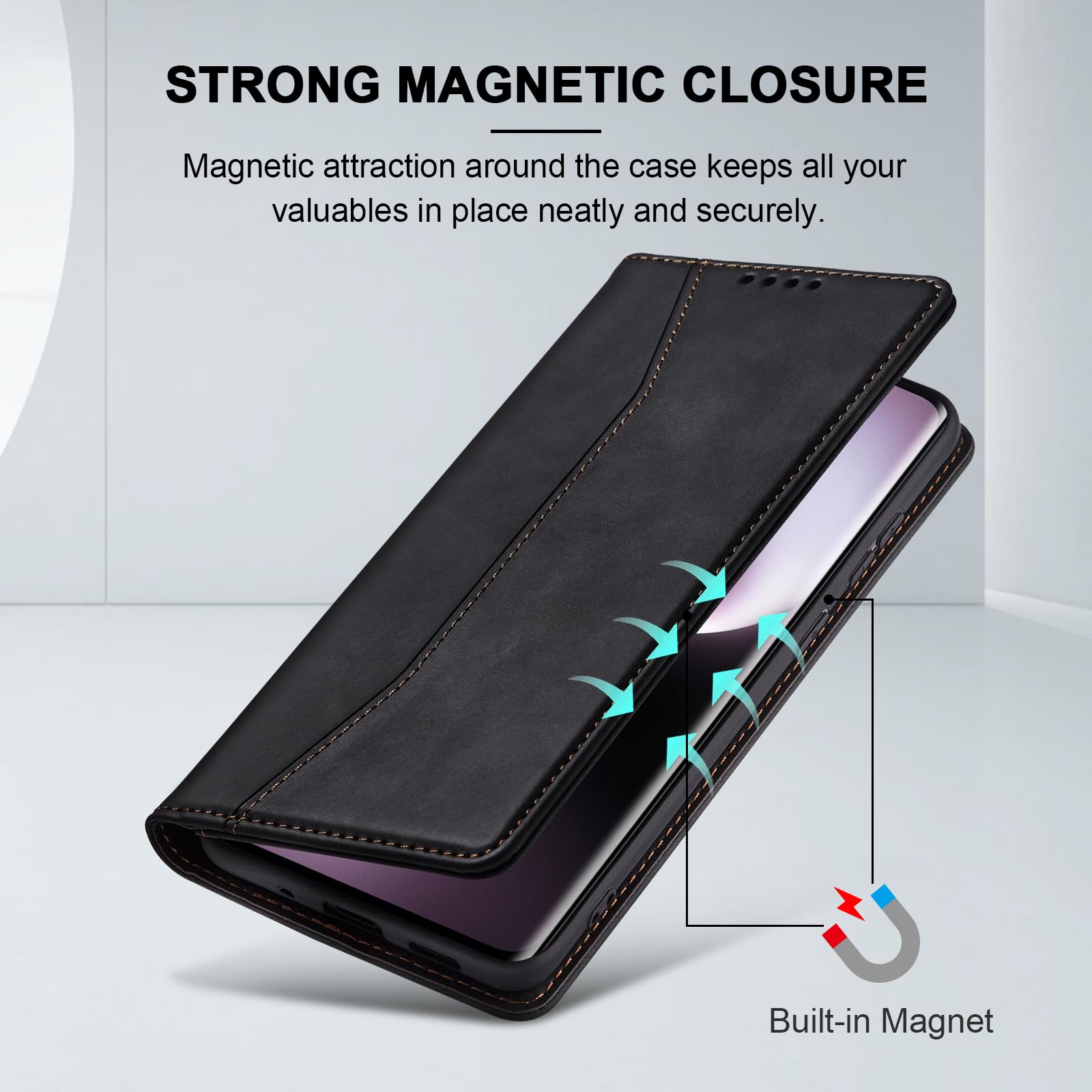 GOGME Leather Case For Huawei Honor Magic 7 Pro / Magic7 Pro - View #7