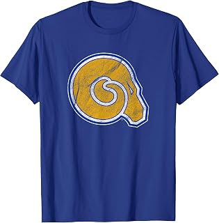 Albany State University Golden Rams Distressed Primary T-Shirt