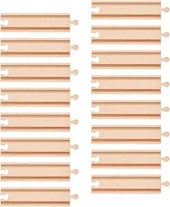 Train Track WOODEN ASCENDING TRACK & RISER Set Descending Hill Ramps £8 ...