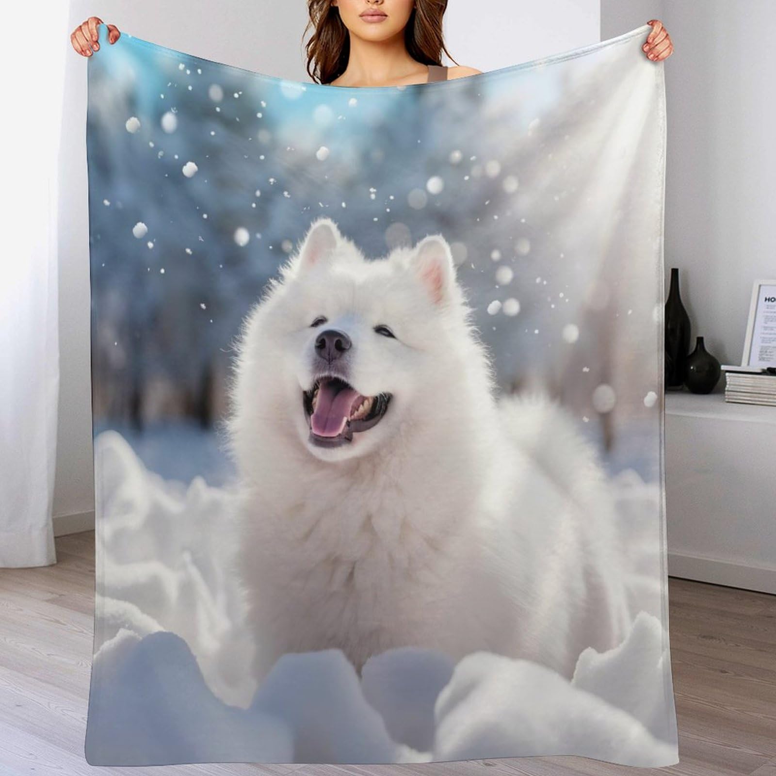 Couverture en flannel épaisse et chaude lit moelleux pour chien