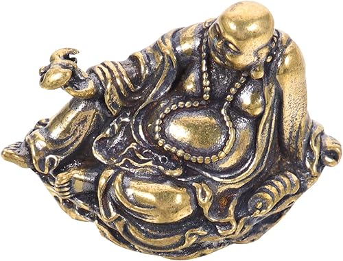 Miniatura 7 de STOBOK 3 piezas de estatua de Buda baratijas Artículos para el hogar Decoración antigua Decoración interior Adornos Chinoiserie Adornos Meditación