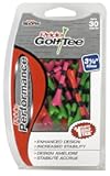 Pride Golf Tee Spikes 30 Count Tees, Citrus Mix, 3.25 US