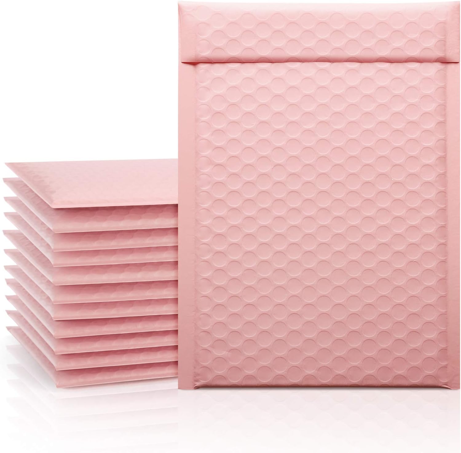 Fuxury Small Bubble Mailer 6x10 Sakura Pink Blush #0, 25 Pack Poly Padded Envelope mailers for CDs /DVDs /Cosmetics, Self Seal Packaging Envelopes, Packing mailers poly Bags for Boutique : Office Products
