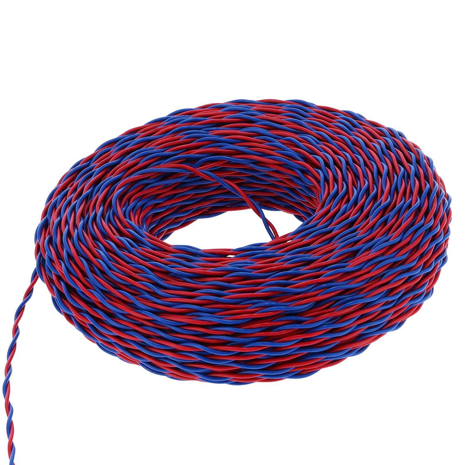Cocoarm Przewód Elektryczny Elastyczny Przewód w Izolacji PVC 2-żyłowy Kabel Miedziany 100 M AC 300 V 176F Wartość Znamionowa 1,5 Mm² 48 X 0,2 Mm do Sprzętu AGD Małe Narzędzia Oświetlenie Elektryczne