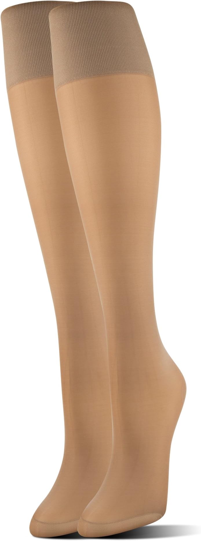 MediPeds Women's Mild Compression Support Knee High Socks, 1 Pair