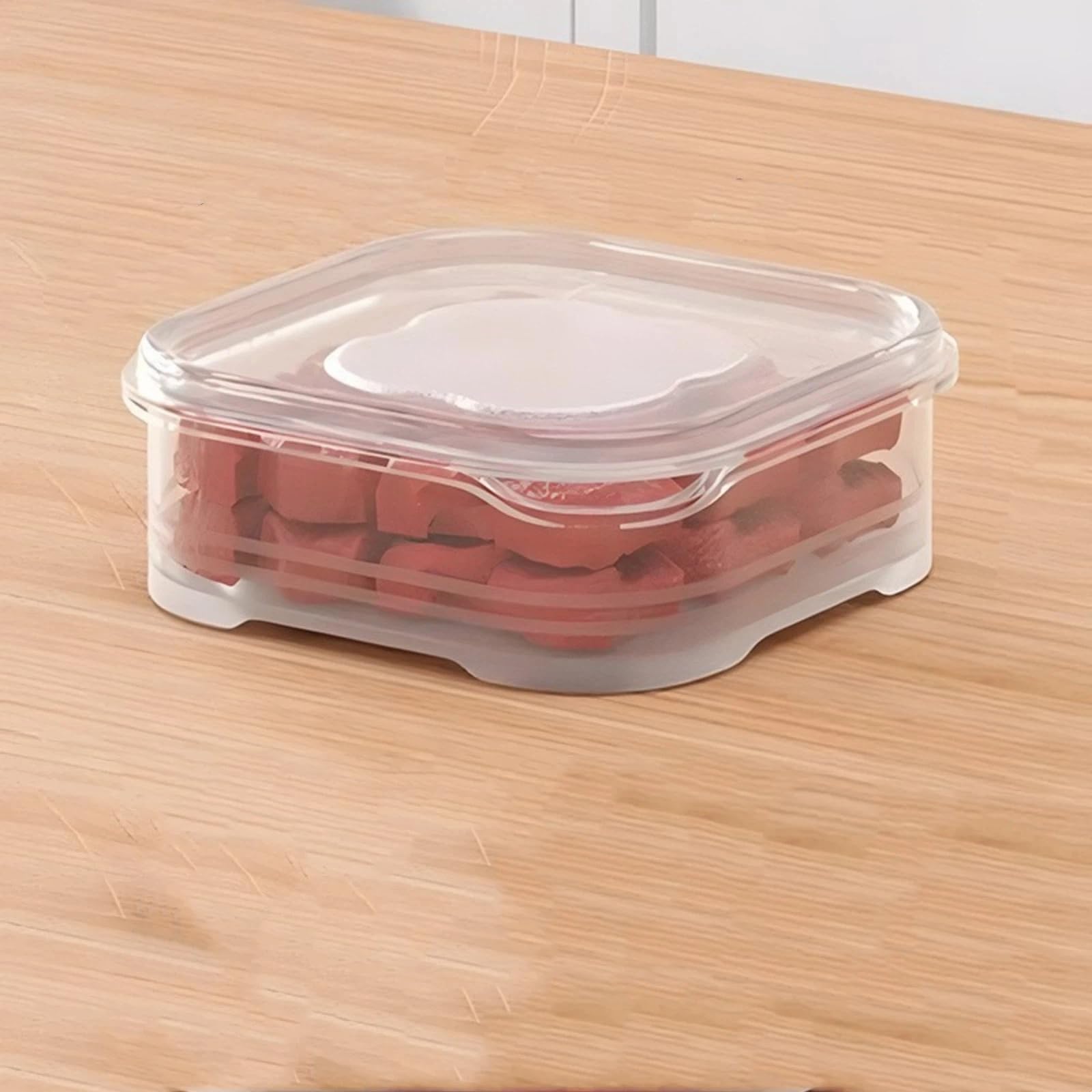 BLIUTIEBS Refrigerator frozen meat compartment box, frozen storage box, dedicated freezer fresh-keeping box, kitchen food packaging box