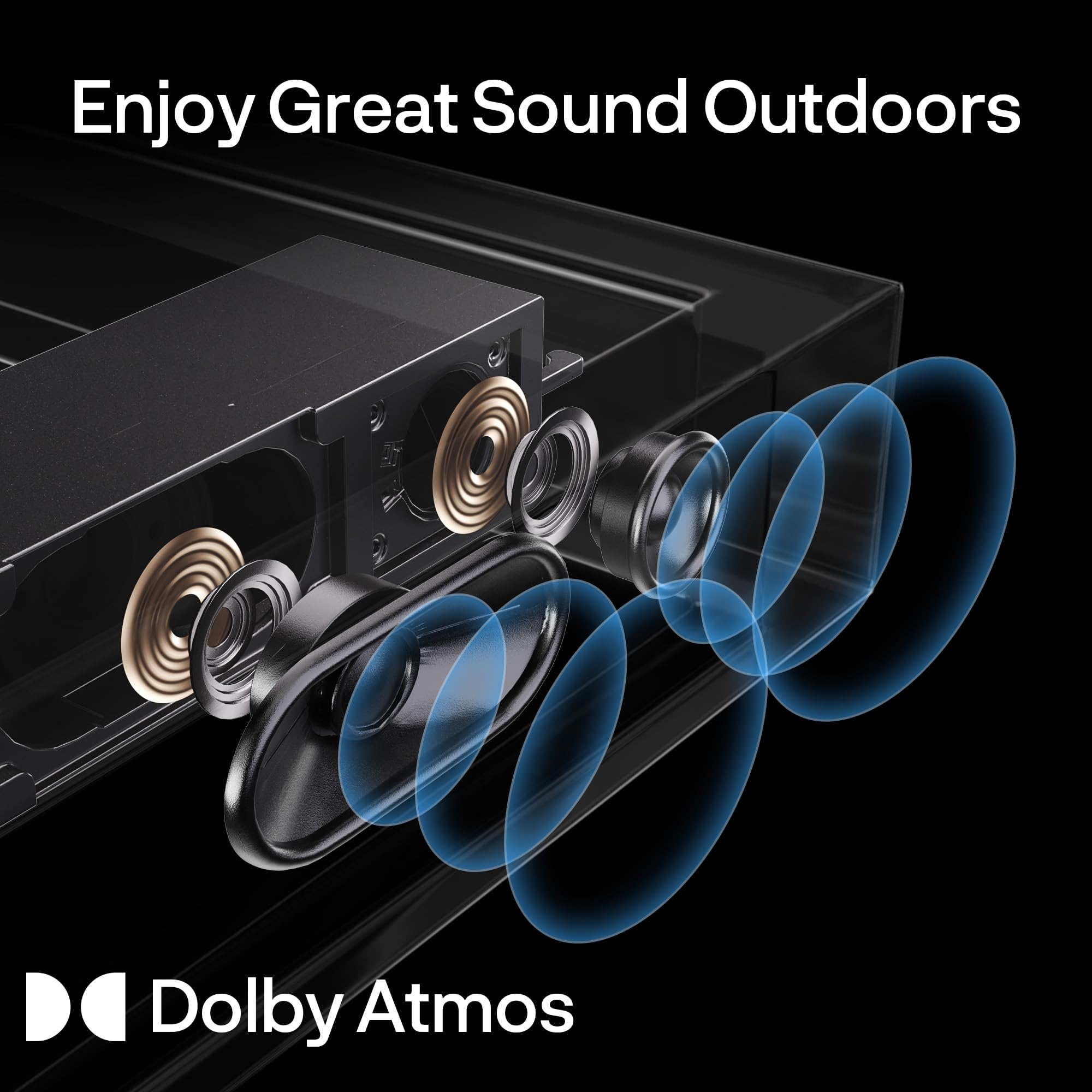 SYLVOX New 75” Outdoor Smart QLED TV, Superior Waterproof Performance, Upgraded Matte Finish for Enhanced Anti-Glare Effect, Full Metal, with Dolby Atoms, 2000nits, Full Sun Pool Pro QLED 2.0+ Series