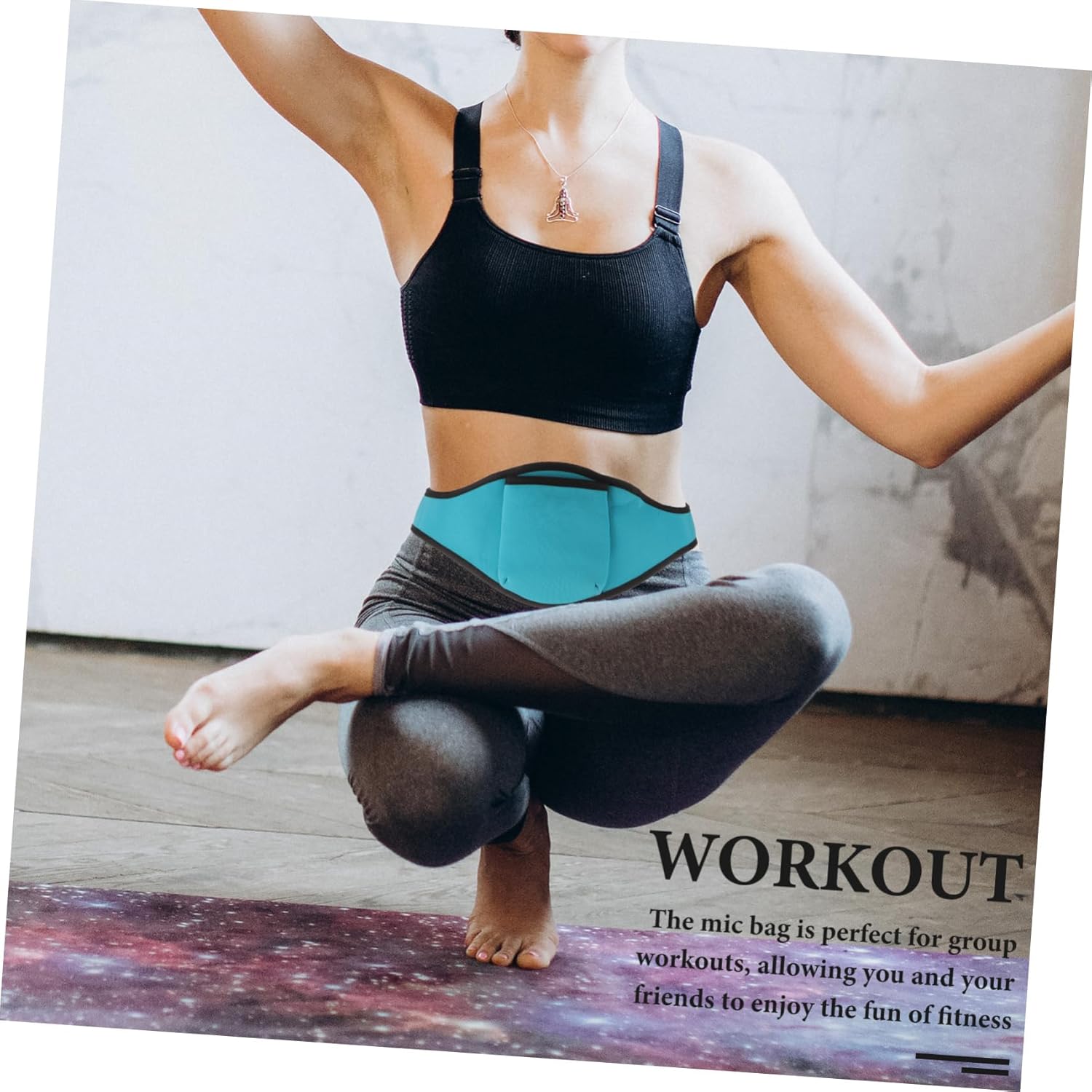 Sosoport 3sets 2pcs Adjustable Mic Belt Bags for Microphones Lightweight Carrier Pouch with Belt Strap for Fitness Instructors and Personal Trainers Durable Gym Use 2pcs*3