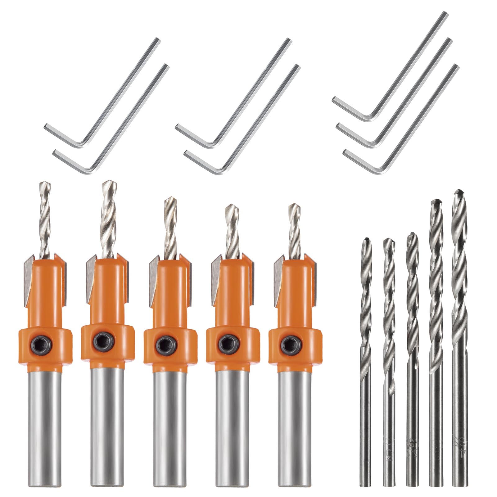 HPMAISON M35 Kobalt Stufenbohrer, 10mm 3-Flach-Schaft HSS 5%