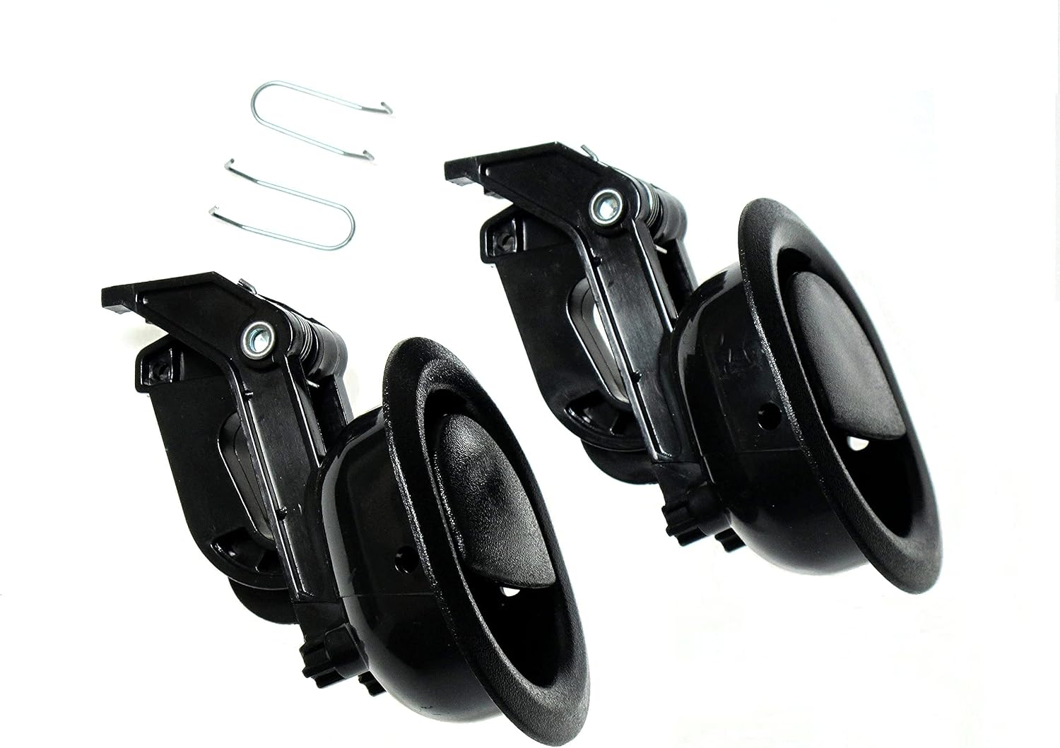KUANYUOO Sturdy Recliner Sofa/Chair Release Oval Black Plastic Pull Recliner Handle,Fits Ashley and Other Manufacturer Brands(3mm Barrel Cables) Chair Release Handle for Sofa,Couch or Recliner,2PCS