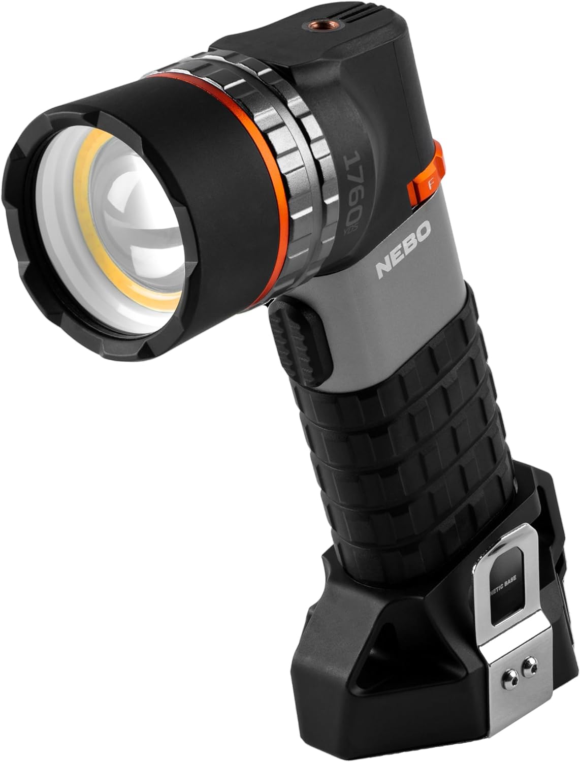 NEBO Luxtreme Rechargeable Spotlight with Durable Anodized Aircraft-Grade Aluminum, USB Charging Cable and Batteries Included, Available in 1 Mile and 1/4 Mile Beam