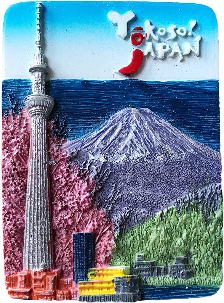 Tokyo Tower Japan Magnet Fridge Refrigerator Magnet Decoration Sticker Souvenir Resin Crafts Kitchen Whiteboard