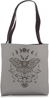 Fairy Grunge Fairycore Aesthetic Goth Luna Moth Mushroom Tote Bag