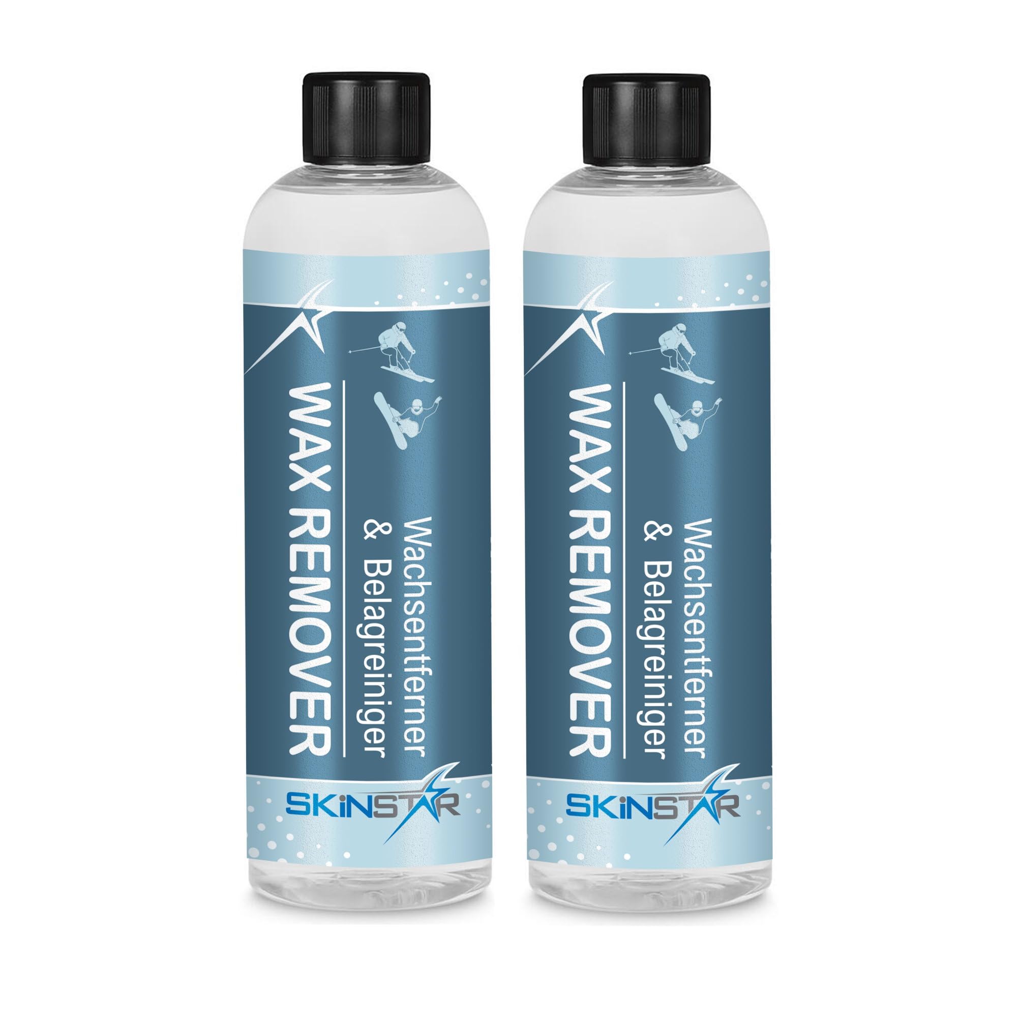 SkinStar Wachsentferner 2.0 PFAS-frei – Belagsreiniger für Ski & Snowboard – Wax Remover 1 Liter – Professioneller Reiniger für Ski- und Snowboardbeläge