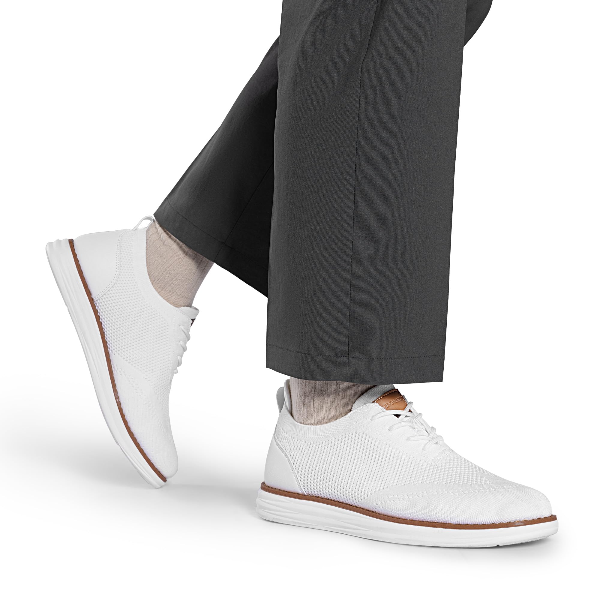 Bruno Marc Scarpe Stringate da Uomo Classiche Estive Traspiranti Mesh Sneakers Oxfords Leggere Casual Scarpe da Passeggio