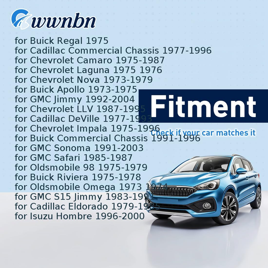 Front Lower Suspension Control Arm Bumper Replacement 353888 for Buick Apollo 1973 1974-1975 for Estate Wagon 1975-1983 for LeSabre 1975-1990 for Buick Century 1975-1981 1 Pcs