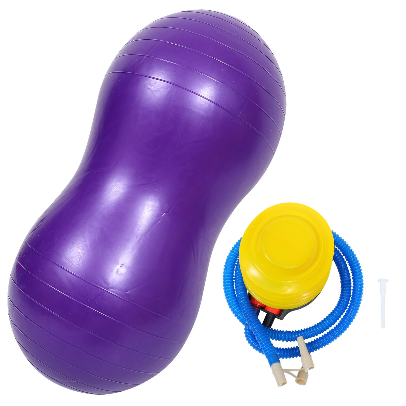 Lila Balanceball aus PVC, rutschfest und Bruchsicher für Training