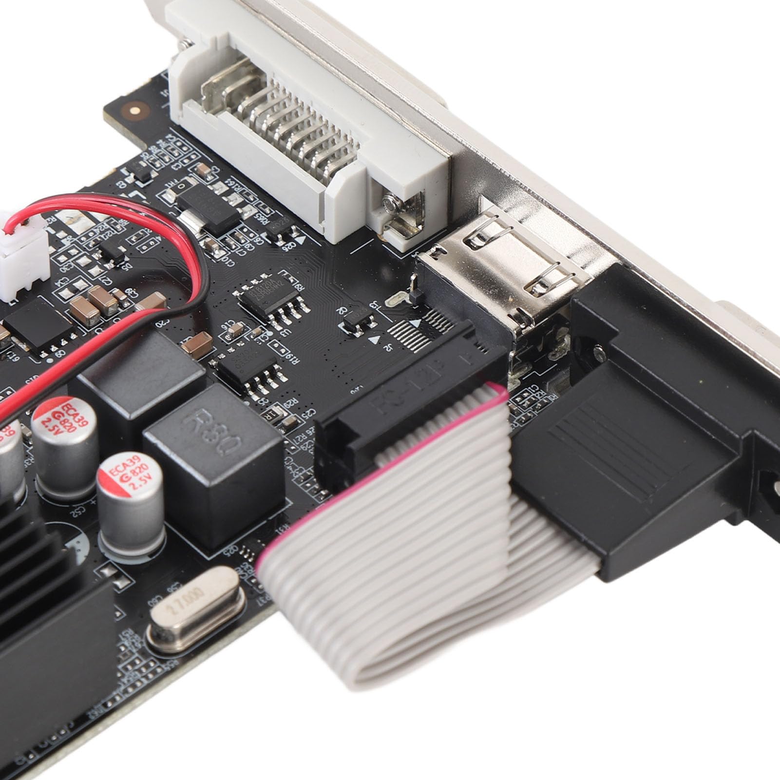 XUMIUZIY Karta Graficzna GT730 2GB DDR3 64Bit, Wysokowydajna Karta Wideo do Gier z podstawową częstotliwością 500MHz, częstotliwość Pamięci 600MHz, dla Komputerów Stacjonarnych, Obsługa