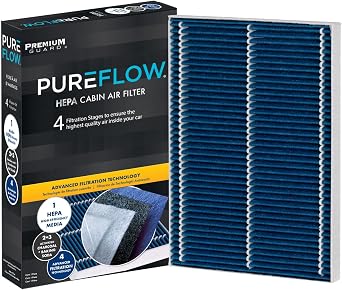 PureFlow HEPA Cabin Air Filter PC99476HX | Fits 2016-2021 Tesla S, Recirculation