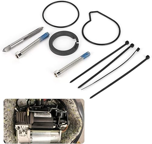 Miniatura 3 de Kit de reparación de bomba de compresor, BPA001 Kit de reparación de bomba de compresor de suspensión neumática Reemplazo para automotriz L322