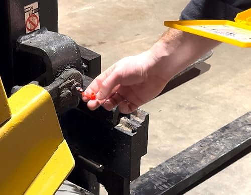 Vista 5 de LockNLube LNL134 Gorras de engrase, 50 unidades, amarillo