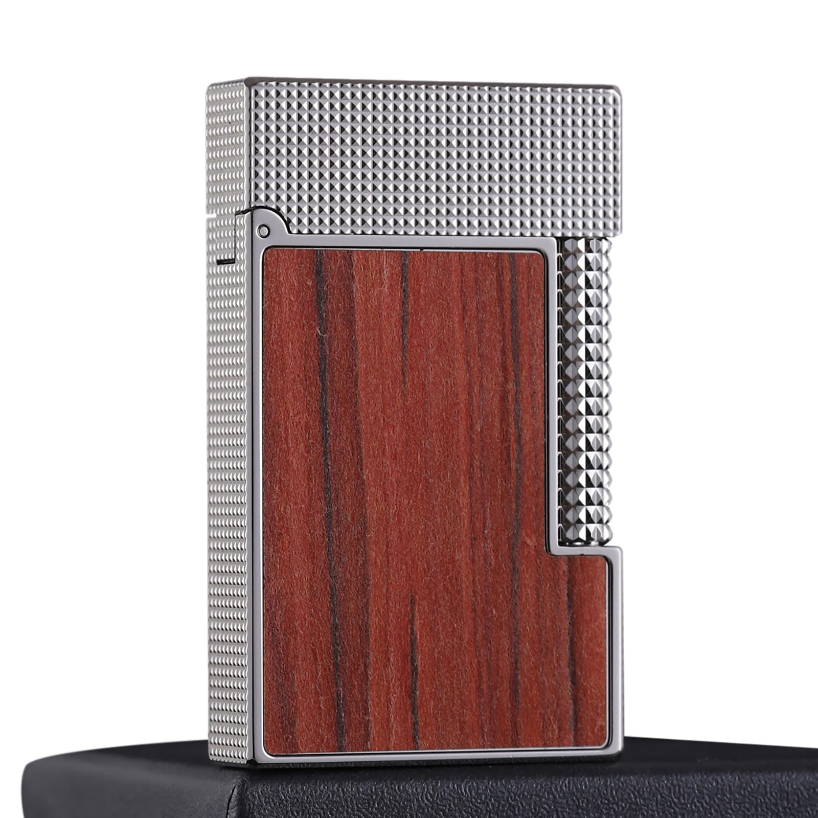 Briquet au butane design bois sculpté pour vos soirées