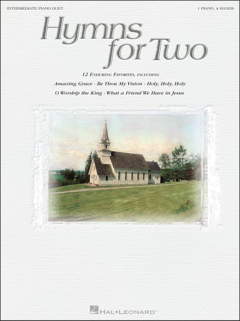 Hymns for Two - Intermediate Piano Duet | 1 Piano, 4 Hands Sheet Music Songbook | 12 Popular Hymn Arrangements | Hal Leonard Music Book for Church and Worship Pianists | Arranged by Carol Klose